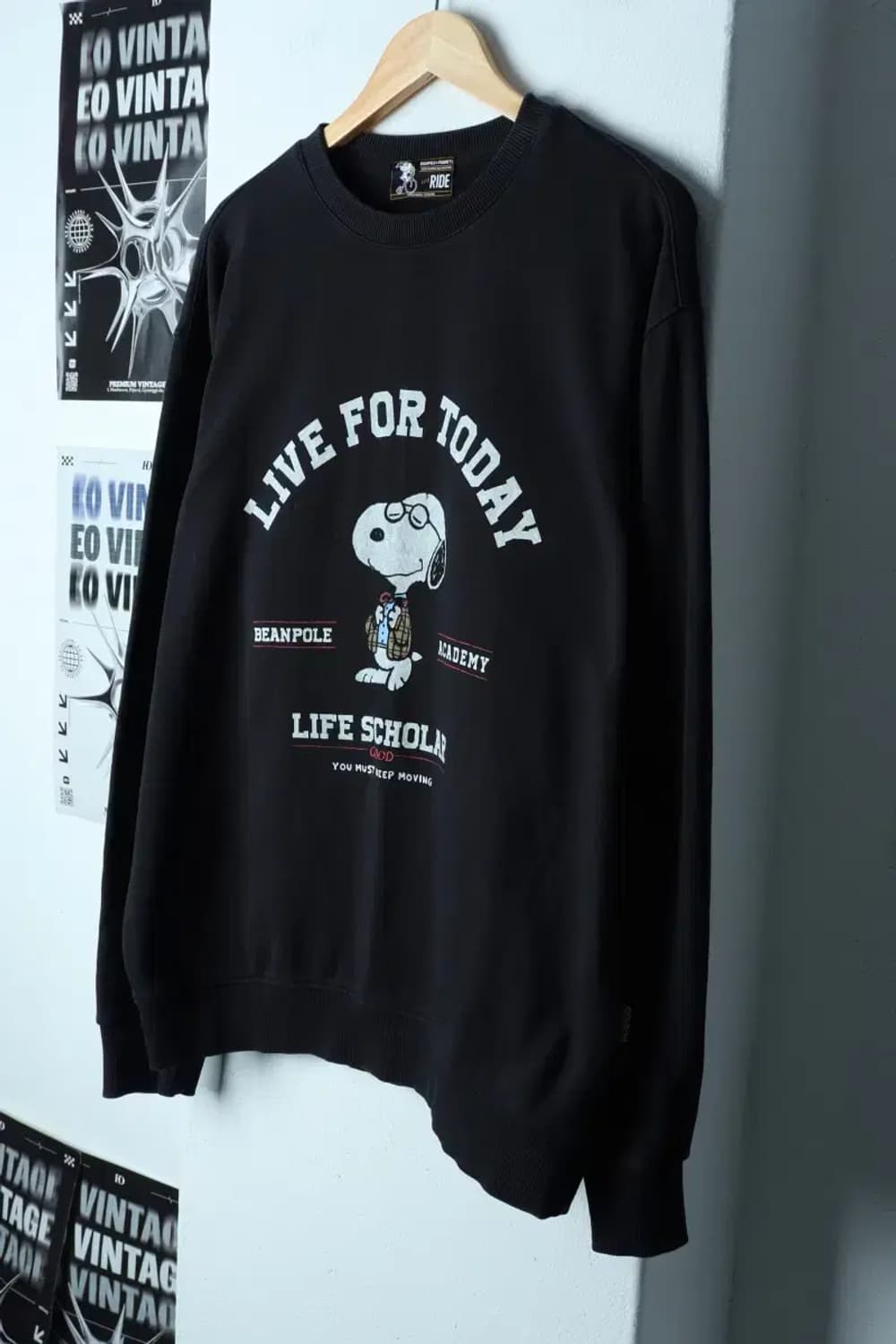 (L-XL) 빈폴 맨투맨 티셔츠 스누피 한정판-153EB 상품이미지1