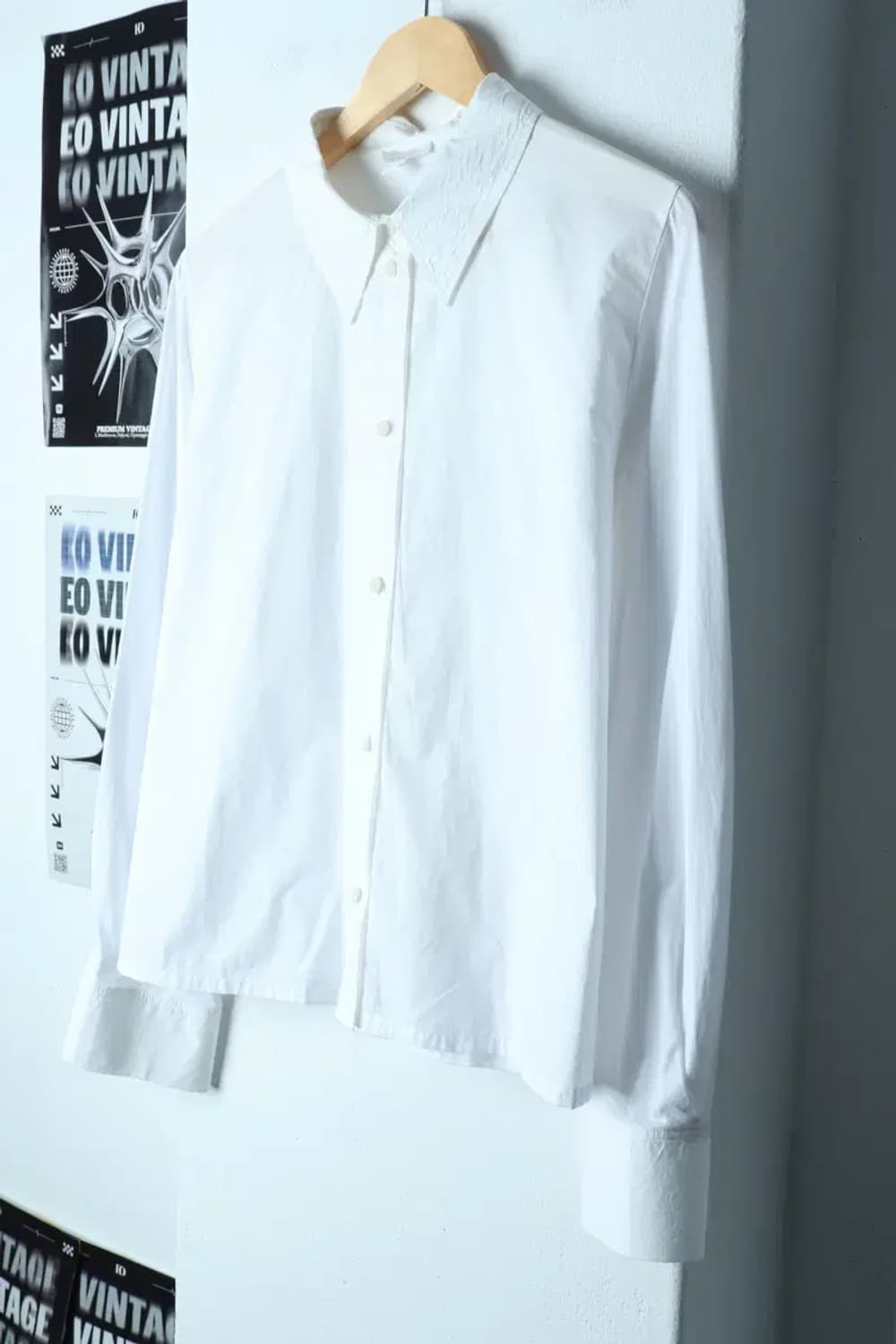 W(L-XL) 코스 셔츠 남방 사용감 화이트-15405 상품이미지1