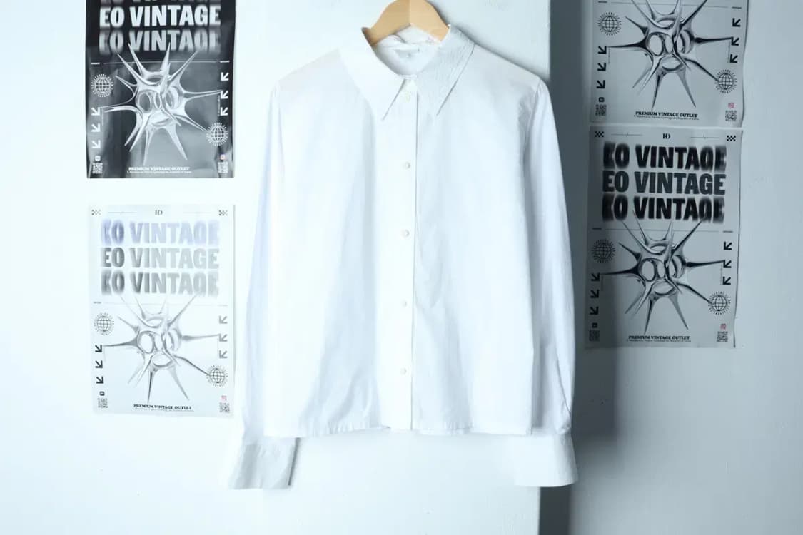 W(L-XL) 코스 셔츠 남방 사용감 화이트-15405 상품이미지2