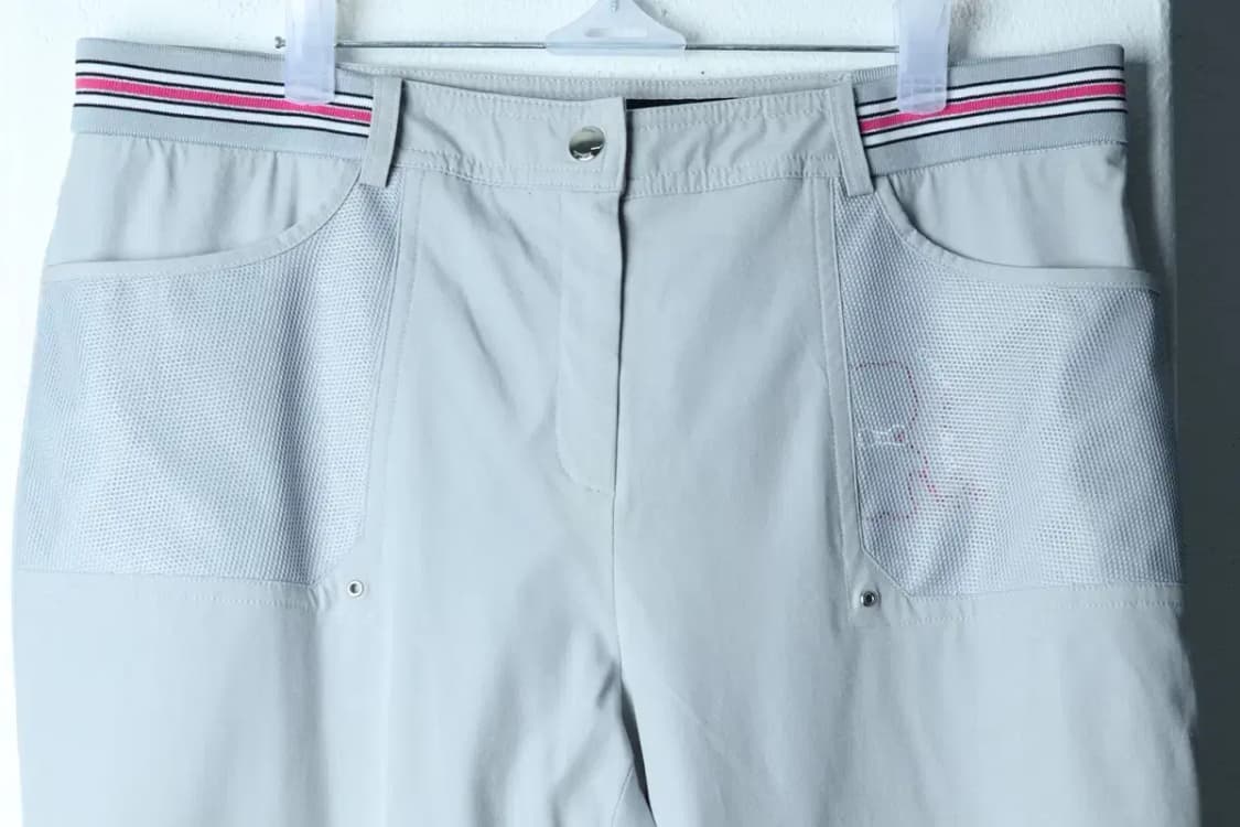 W(2XL) 발망 슬랙스 경량 바지 빅사이즈 밴딩-2115 상품이미지3