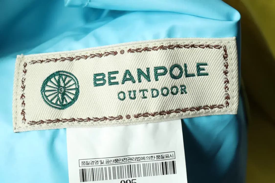 W(L) 빈폴 집업 바람막이 점퍼자켓 노랑 우븐 롱-15213 상품이미지7