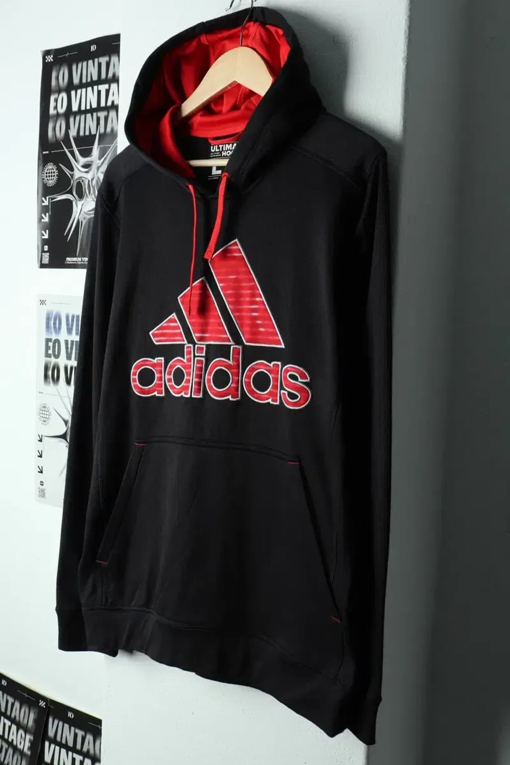 (L-XL) 아디다스 후드티셔츠 올드스쿨-1522A 상품이미지1