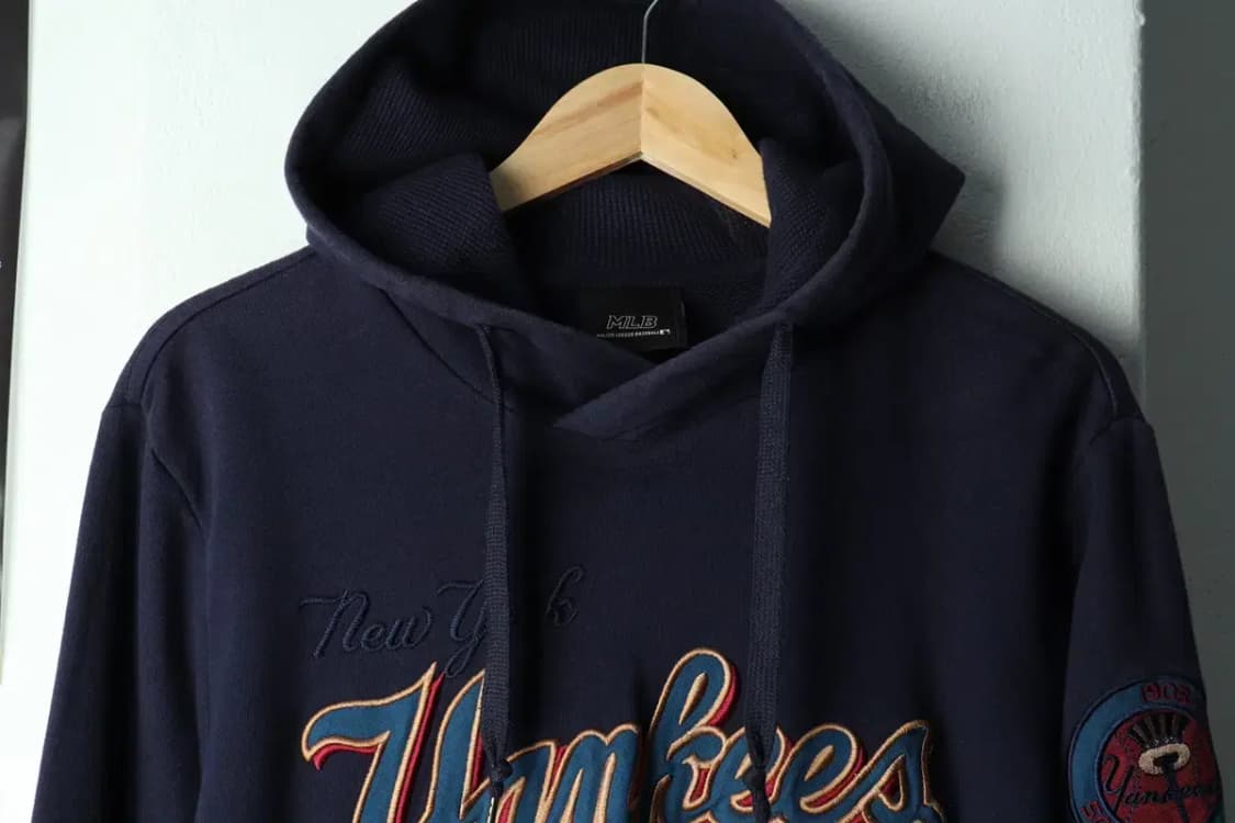 (L) MLB 엠엘비 후드티셔츠 양키즈 네이비-1522E 상품이미지3