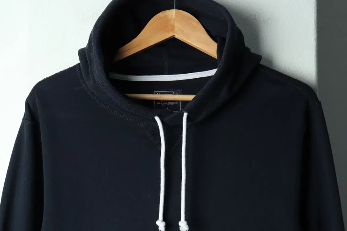 (L-XL) 아베크롬비 후드티셔츠 네이비 기모 올드스쿨-1522F 상품이미지3