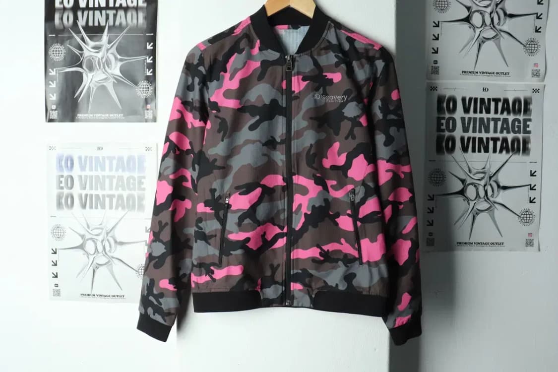 W(L) 디스커버리 집업져지 트랙탑 카모 올드스쿨-15238 상품이미지2