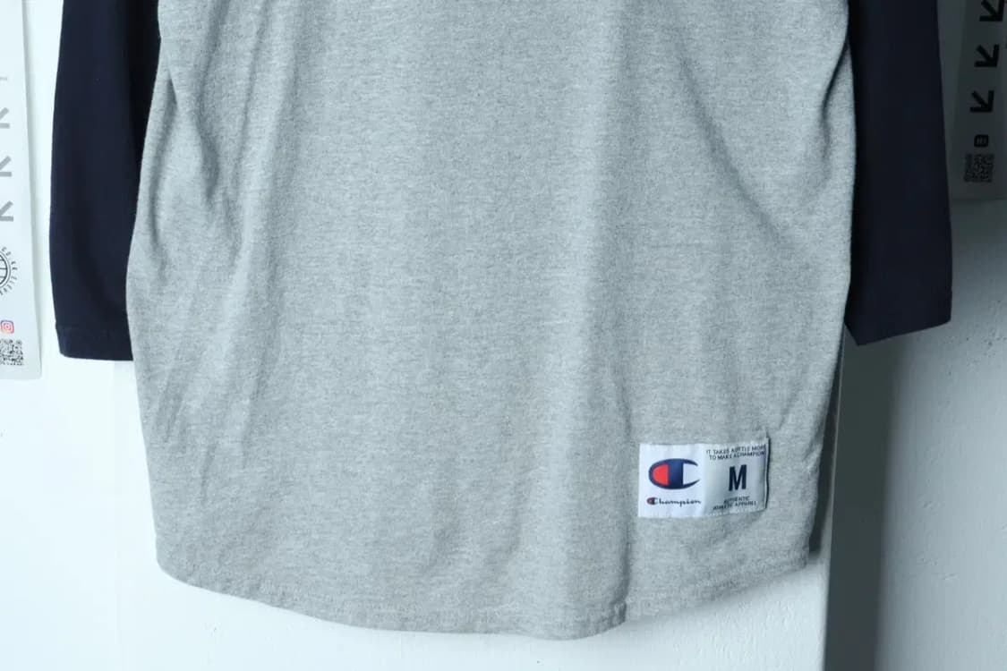W(M-L) 챔피온 긴팔티셔츠 나그랑 부 그레이-1545E 상품이미지4