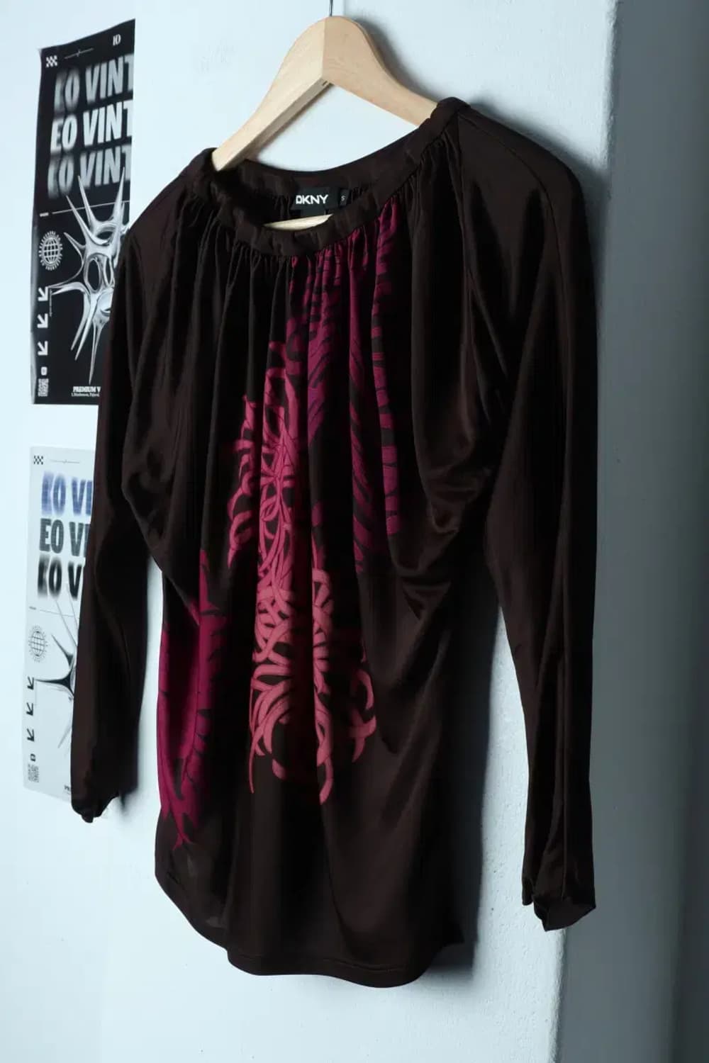 W(M-L) DKNY 디케이앤와이 도나카란 긴팔티셔츠 브라운-15463 상품이미지1