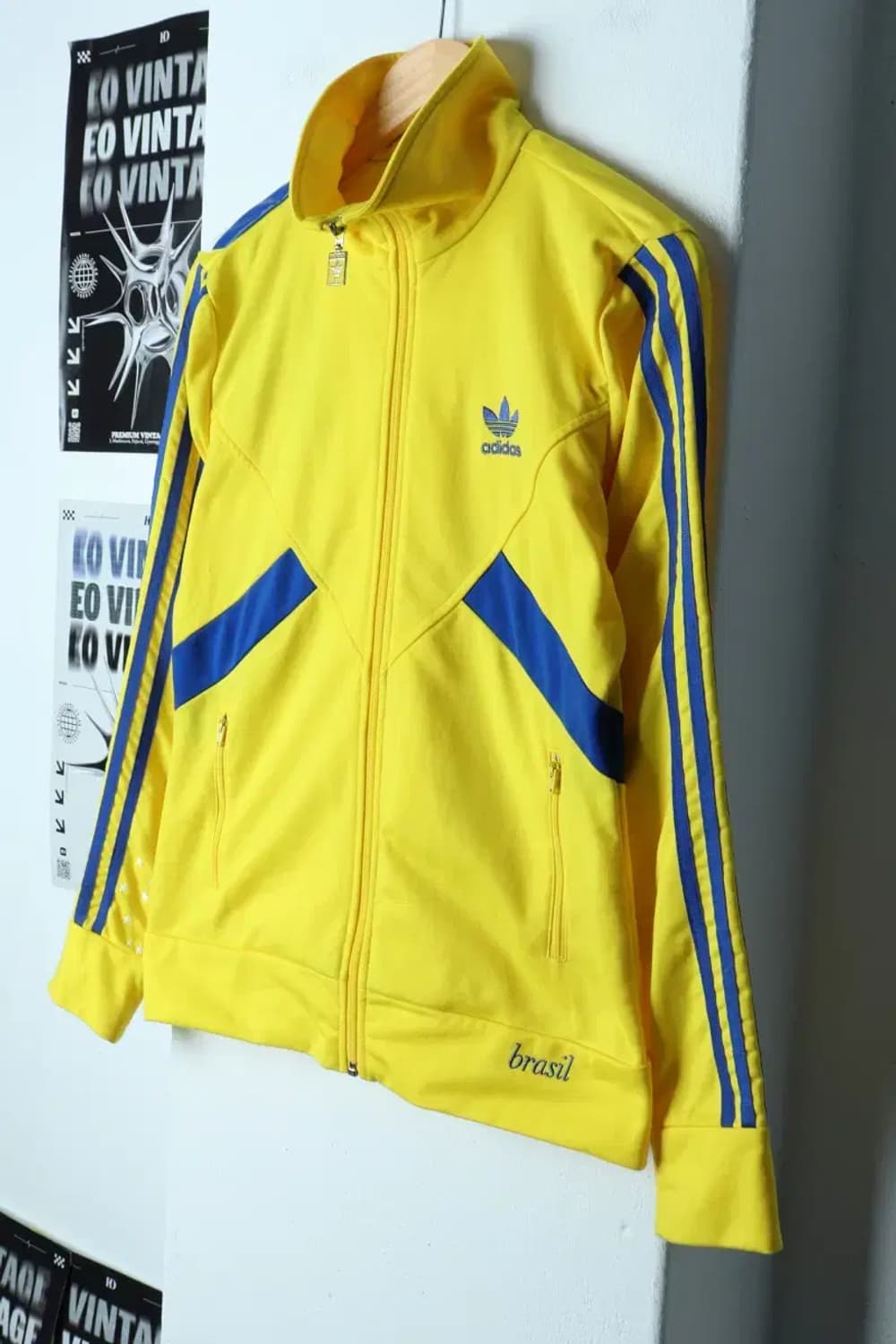 W(L-XL) 아디다스 집업져지 트랙탑 브라질 국가대표 한정판-15477 상품이미지1