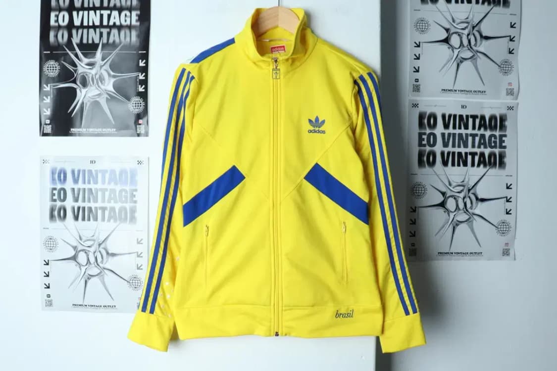 W(L-XL) 아디다스 집업져지 트랙탑 브라질 국가대표 한정판-15477 상품이미지3