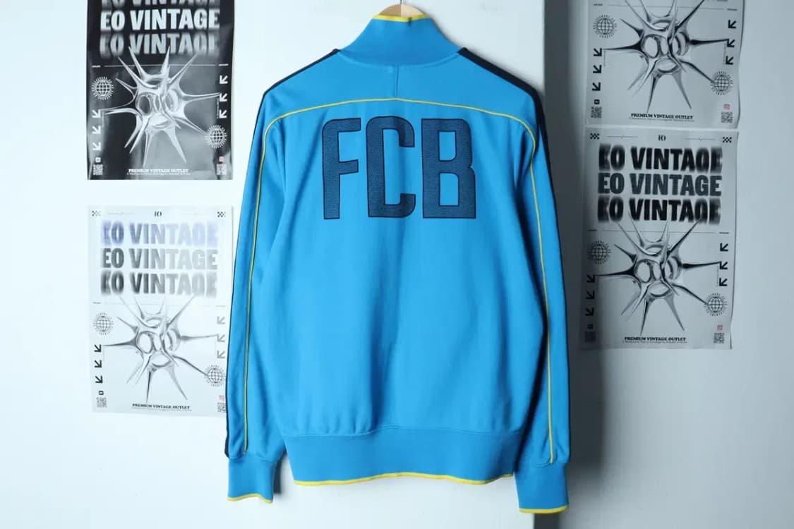(L-XL) 나이키 집업져지 트랙탑 축구 바르셀로나 희귀-1547A 상품이미지7