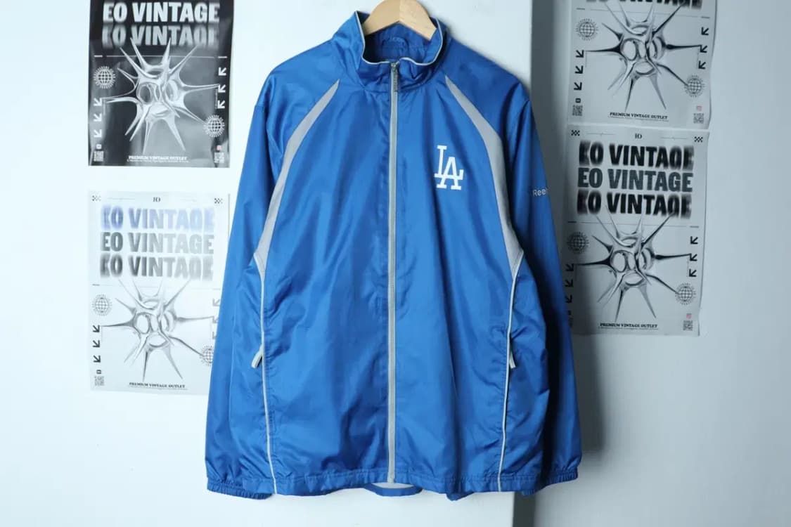 (L-2XL) 리복 집업 바람막이 점퍼자켓 빅사이즈 다저스-1547E 상품이미지2