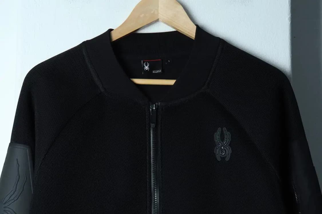 (L-XL) 스파이더 집업져지 트랙탑 매쉬 블랙 올드스쿨-154EB 상품이미지3