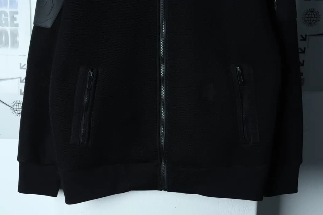 (L-XL) 스파이더 집업져지 트랙탑 매쉬 블랙 올드스쿨-154EB 상품이미지4