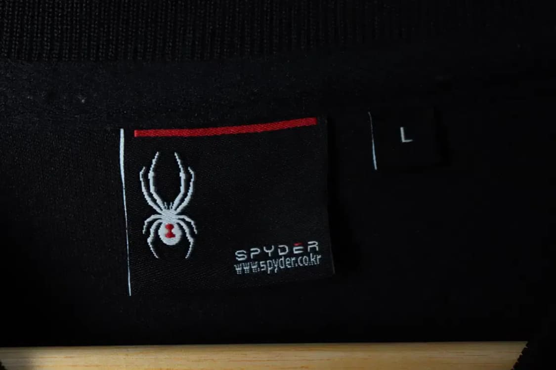 (L-XL) 스파이더 집업져지 트랙탑 매쉬 블랙 올드스쿨-154EB 상품이미지8