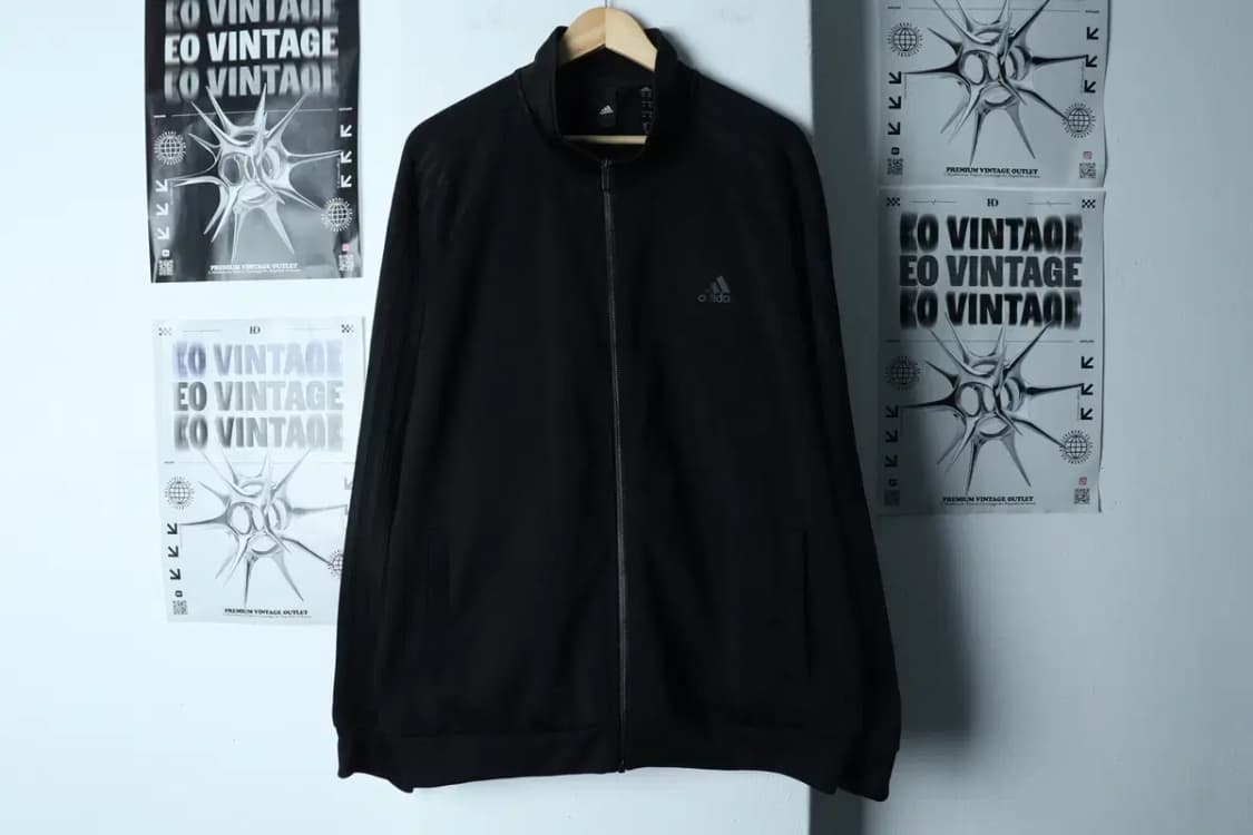 (2XL-3XL) 아디다스 집업져지 트랙탑 빅사이즈 삼선 블랙-154ED 상품이미지2