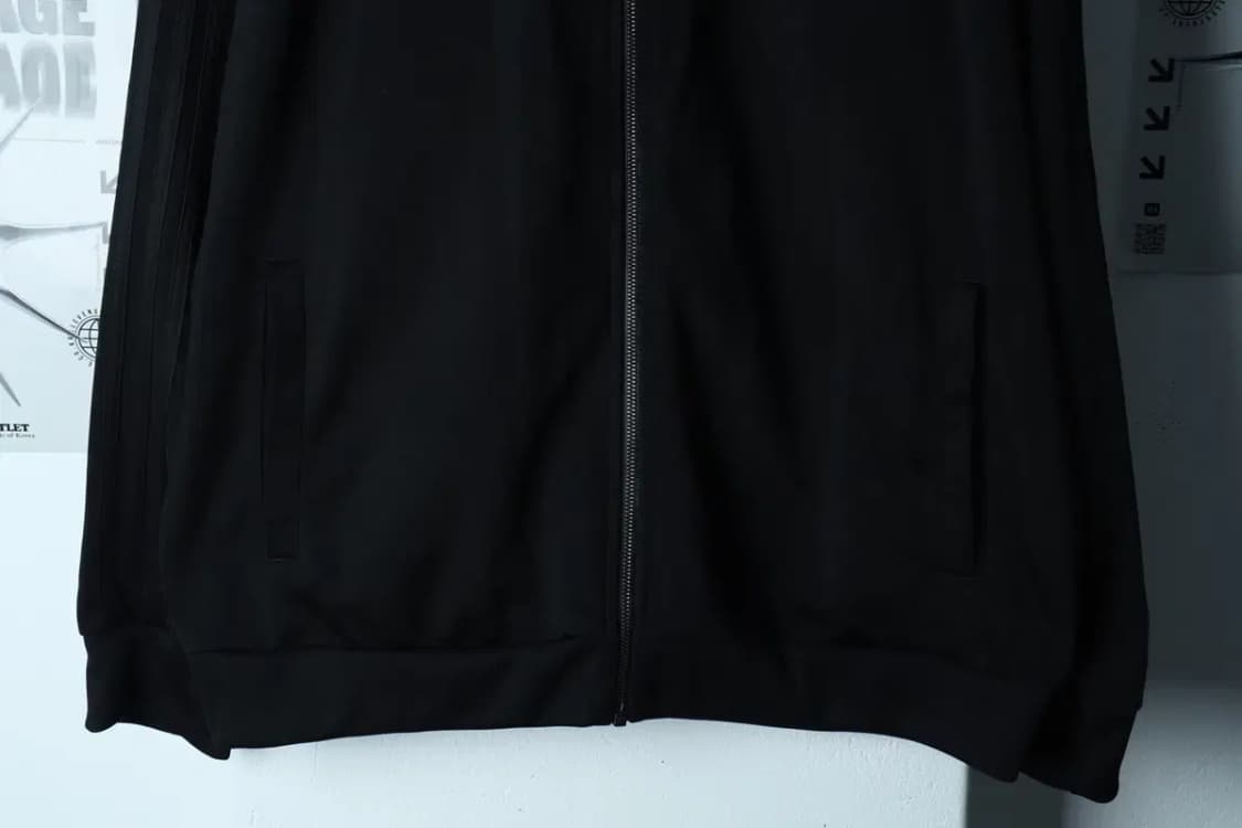 (2XL-3XL) 아디다스 집업져지 트랙탑 빅사이즈 삼선 블랙-154ED 상품이미지4