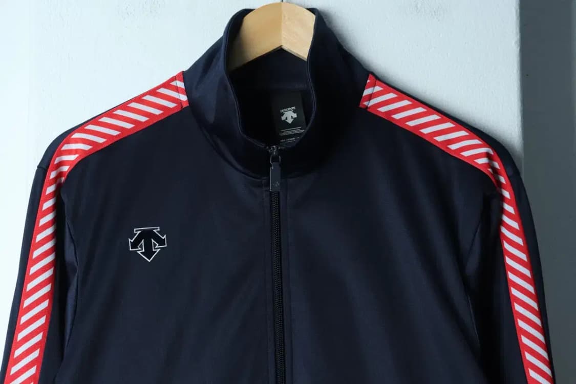 (2XL-3XL) 데상트 집업져지 트랙탑 빅사이즈 네이비-154F2 상품이미지3