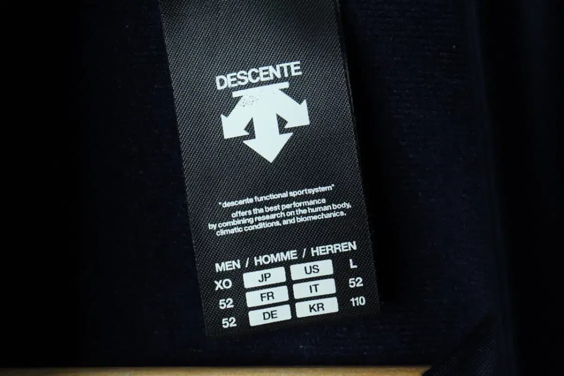 (2XL-3XL) 데상트 집업져지 트랙탑 빅사이즈 네이비-154F2 상품이미지6