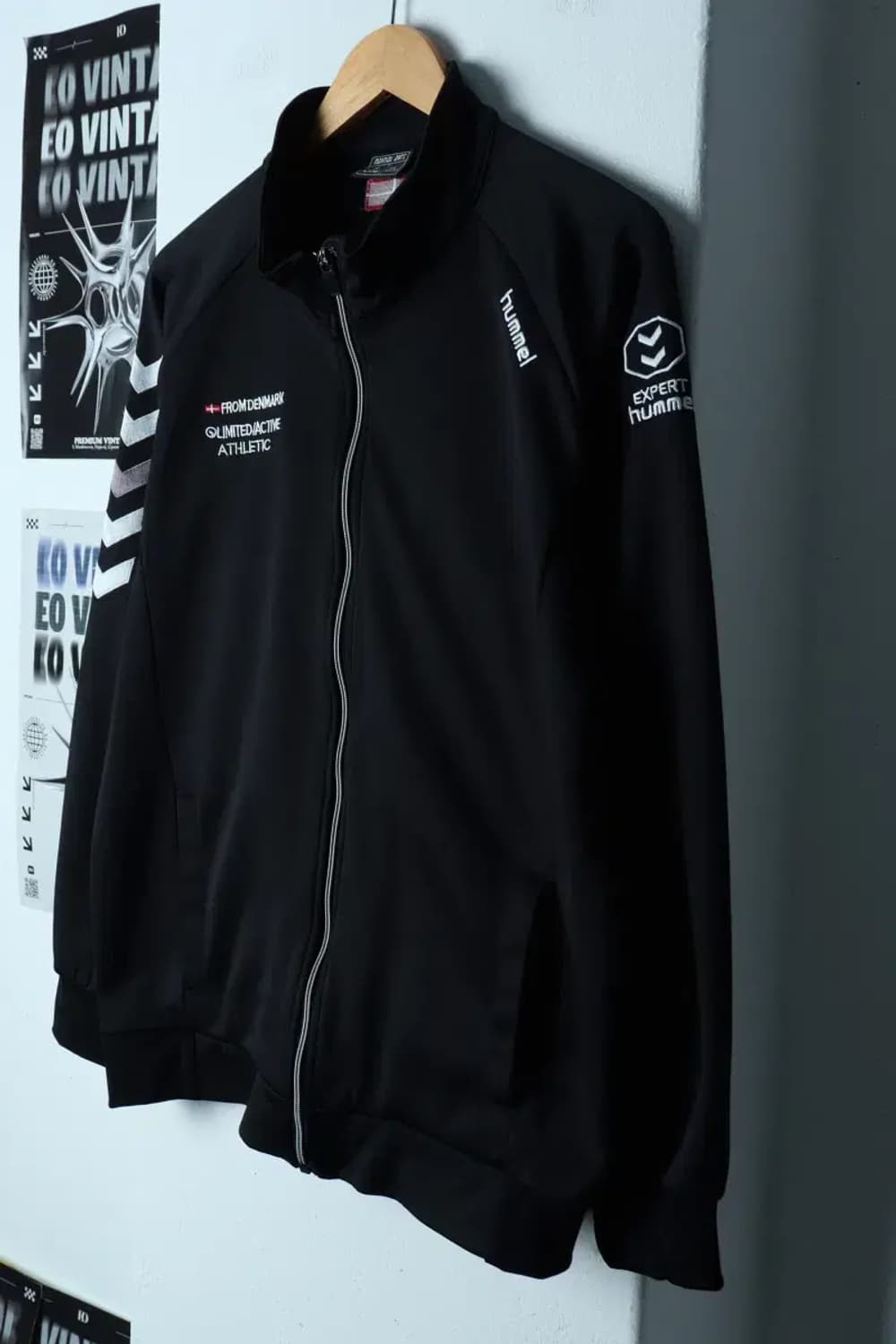 (XL-2XL) 험멜 집업져지 트랙탑 스웨덴 빅사이즈 기모-154F5 상품이미지1