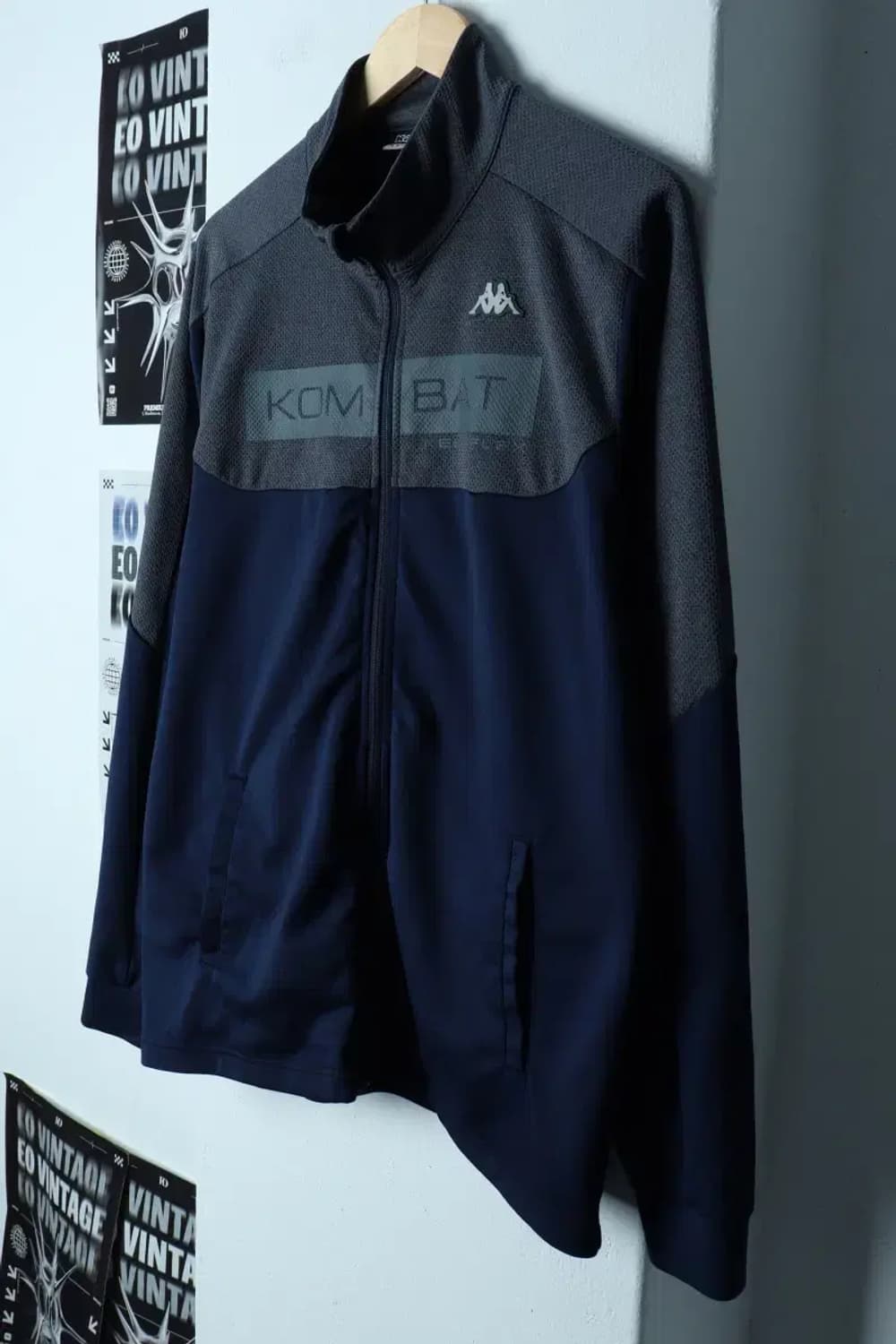 (2XL-3XL) 카파 집업져지 트랙탑 빅사이즈 컴뱃 네이비-154FD 상품이미지1