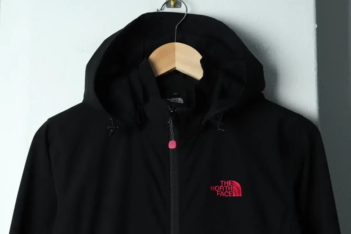 W(S) 노스페이스 집업 바람막이 점퍼자켓 나일론 블랙-1550A 상품이미지3