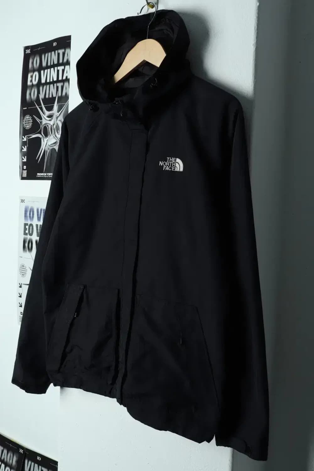 W(XL) 노스페이스 집업 바람막이 점퍼자켓 고프코어 블랙-15511 상품이미지1