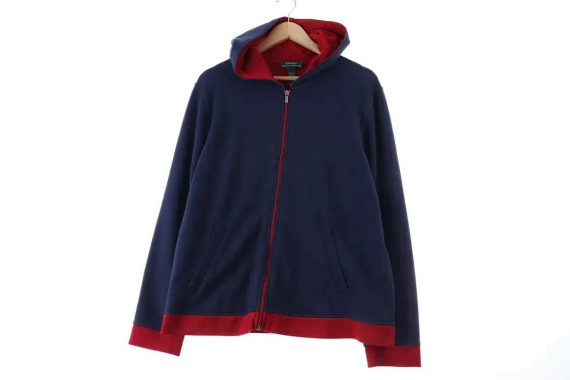 W(L-XL) 폴로 랄프로렌 후드집업 네이비 올드스쿨-1556E 상품이미지2