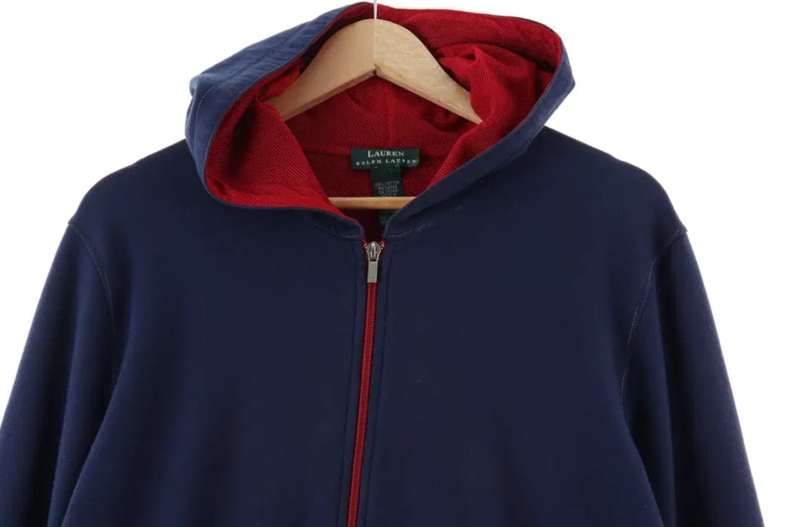 W(L-XL) 폴로 랄프로렌 후드집업 네이비 올드스쿨-1556E 상품이미지3