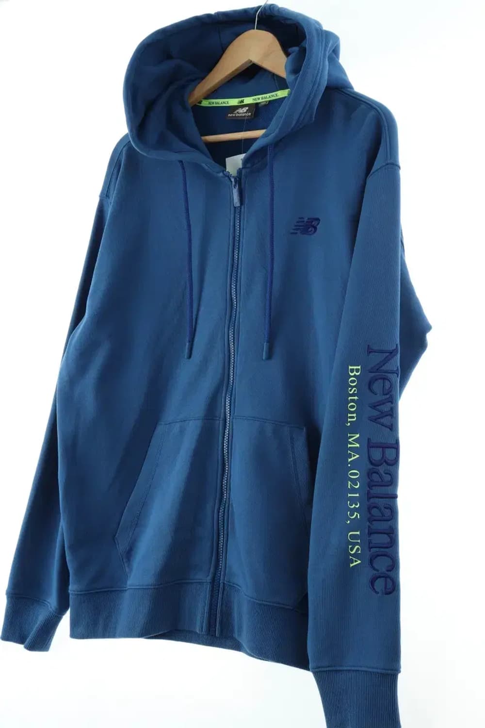(XL-2XL) 뉴발란스 후드집업 빅사이즈 블루-15570 상품이미지1