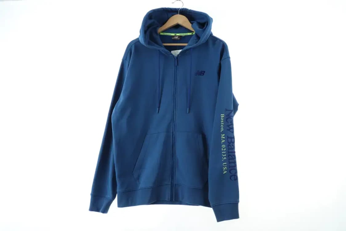 (XL-2XL) 뉴발란스 후드집업 빅사이즈 블루-15570 상품이미지2