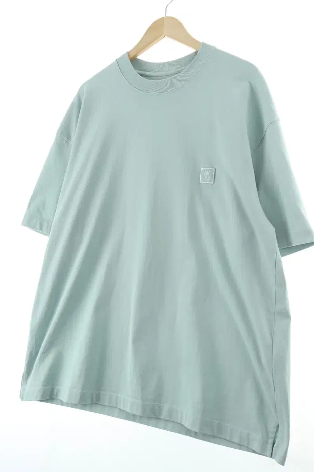 (2XL) 우영미 반팔 티셔츠 빅로고 민트-15574 상품이미지1