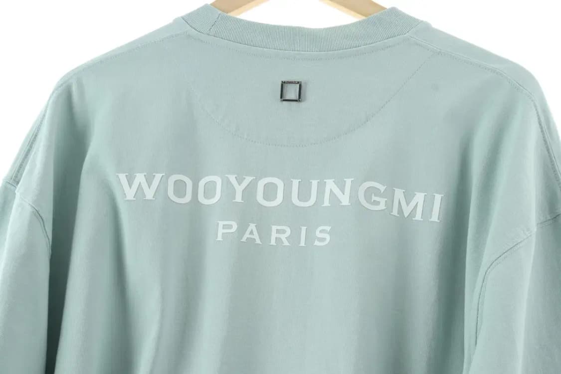 (2XL) 우영미 반팔 티셔츠 빅로고 민트-15574 상품이미지7