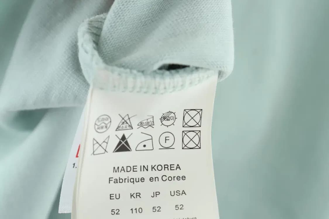 (2XL) 우영미 반팔 티셔츠 빅로고 민트-15574 상품이미지8