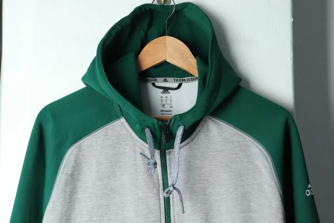 (L-XL) 아디다스 후드집업 그린 기모 올드스쿨-15582 상품이미지3