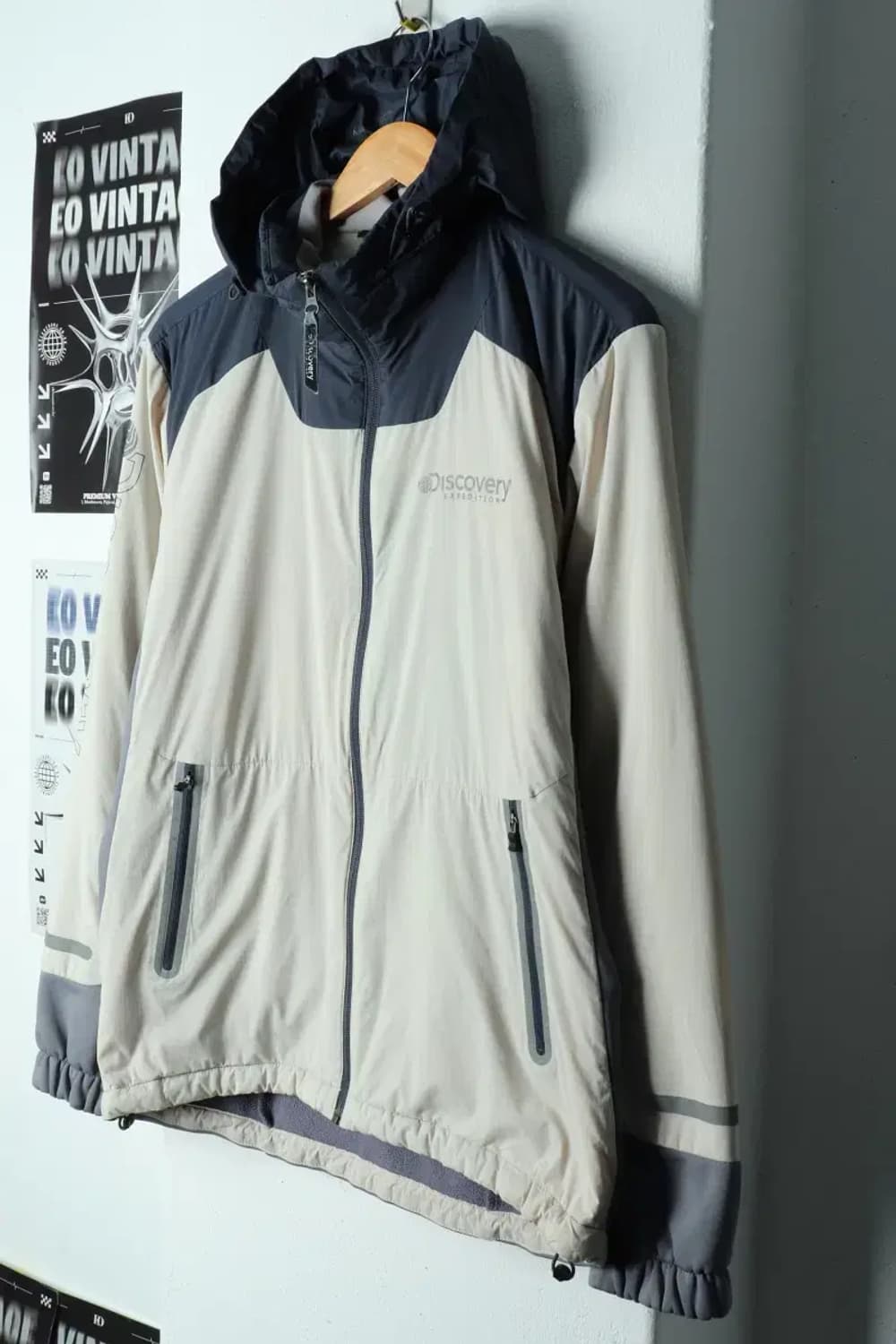 W(XL) 디스커버리 패딩 점퍼자켓 경량 화이트 한정판-15587 상품이미지1