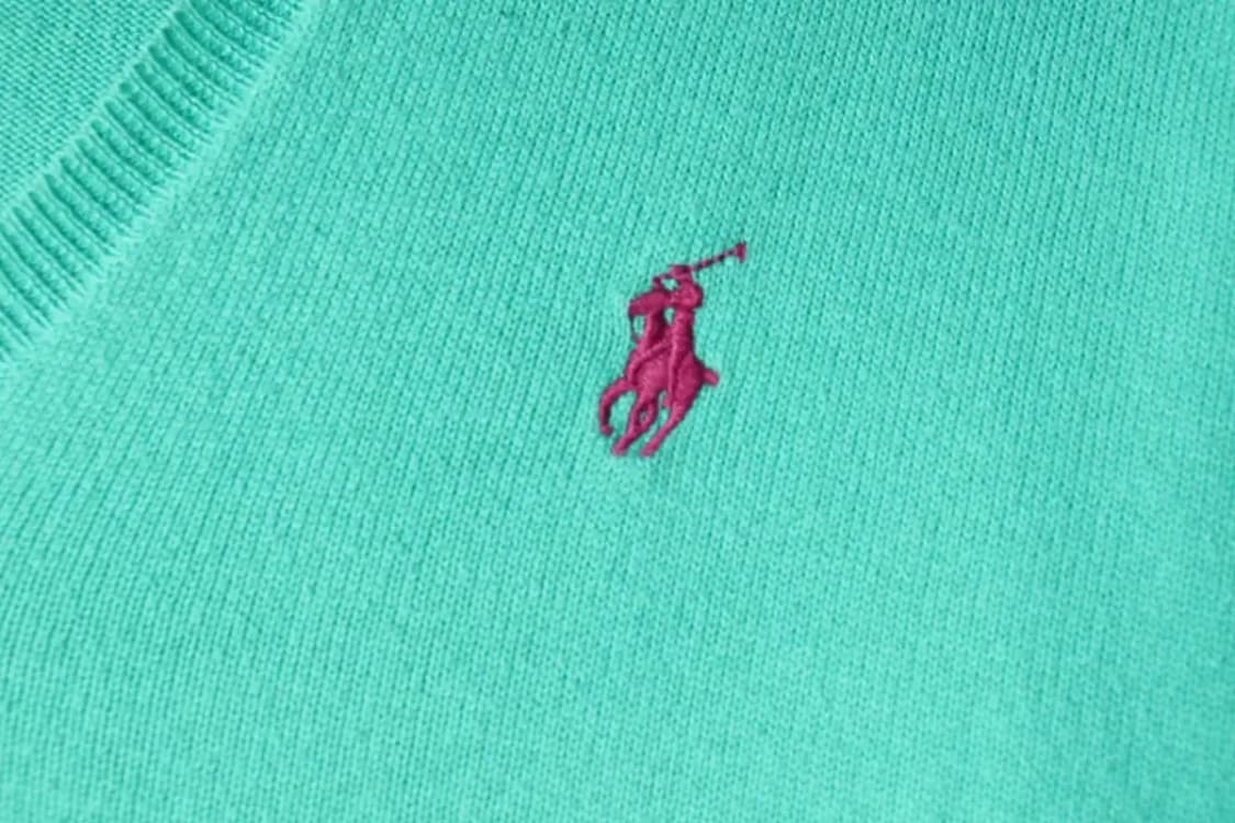 W(XL) 폴로 랄프로렌 니트 브이넥 연그린 포니-15594 상품이미지5