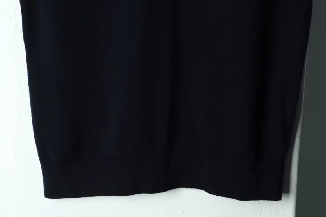 (L) 타미힐피거 니트 조끼 네이비 워셔블-1559A 상품이미지4