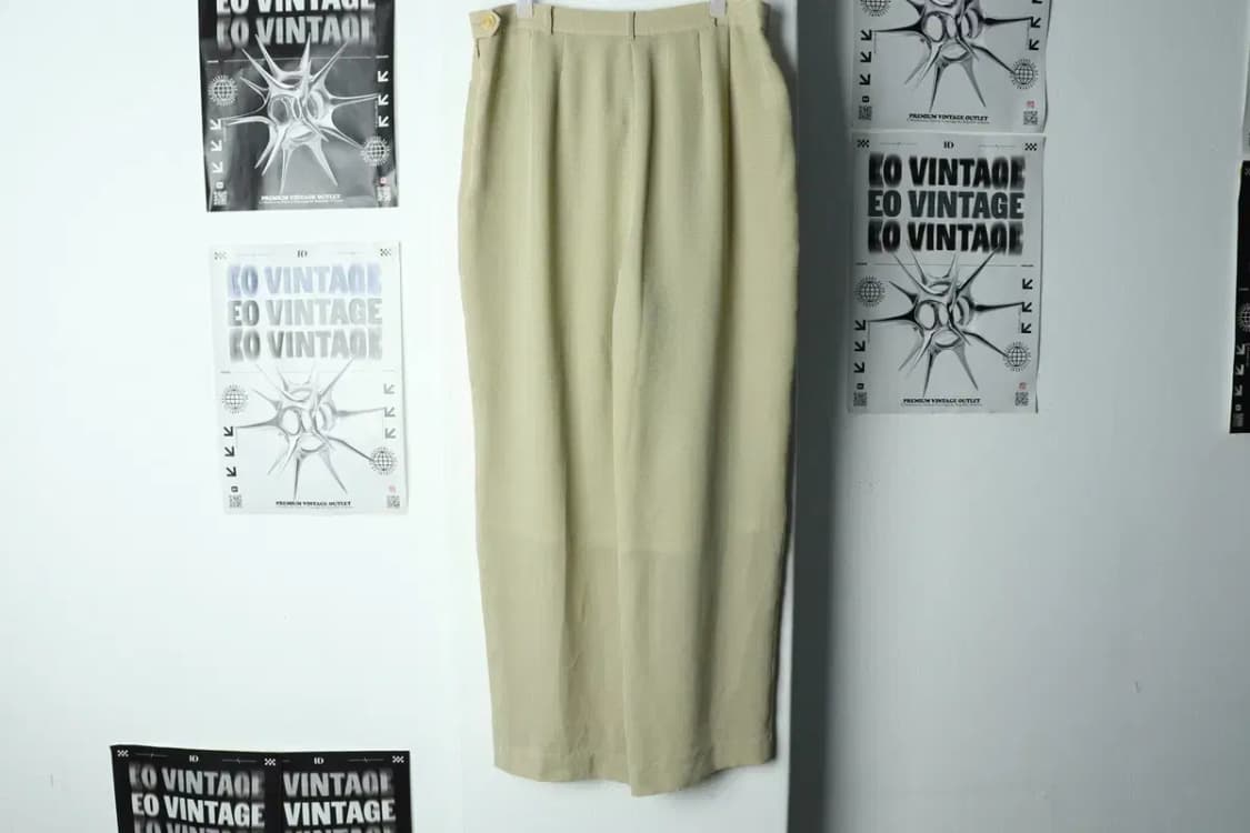 W(XL) 닥스 슬랙스 경량 바지 패턴 노랑-2166 상품이미지2