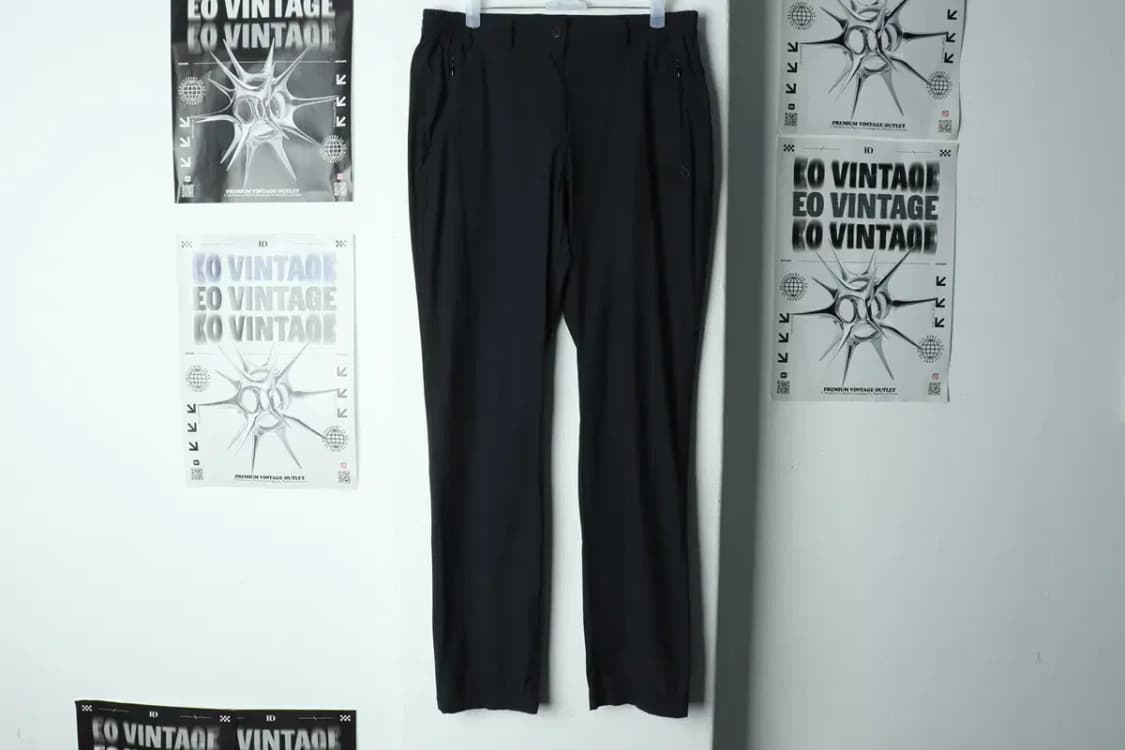 W(L-XL) 노스페이스 슬랙스 경량 바지 블랙 나일론 밴딩-2172 상품이미지2