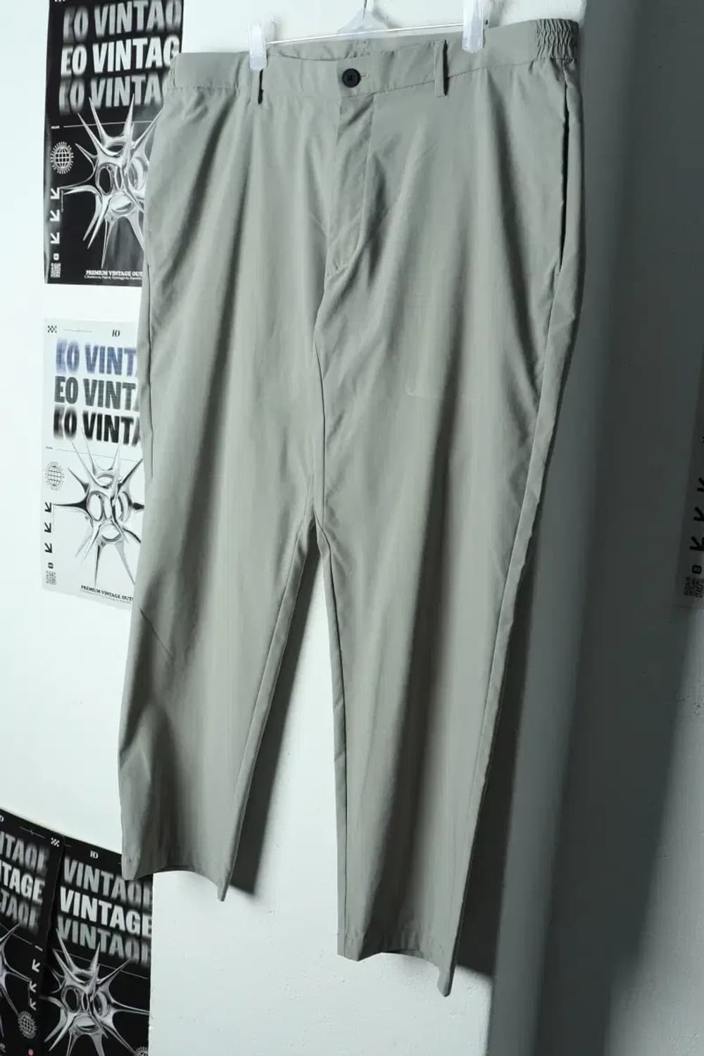 W(XL) 브랜드빈티지 슬랙스 경량 바지 유니클로 띠어리 밴딩-2173 상품이미지1