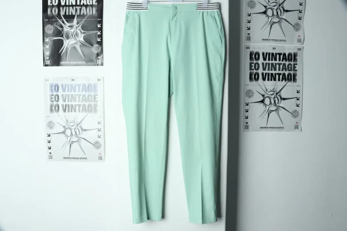 W(L) 코오롱스포츠 슬랙스 경량 바지 연그린 폴리-217A 상품이미지2