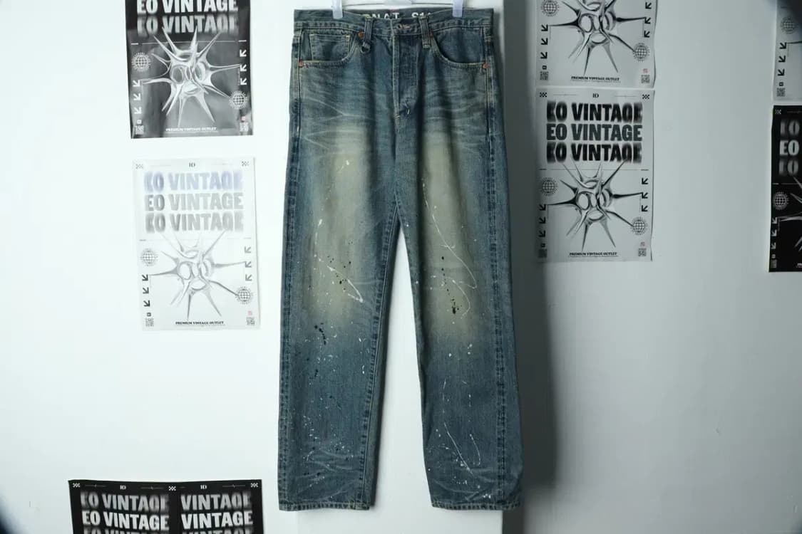 (L) 커버낫 청바지 데님 작은오염 페인팅-217E 상품이미지2