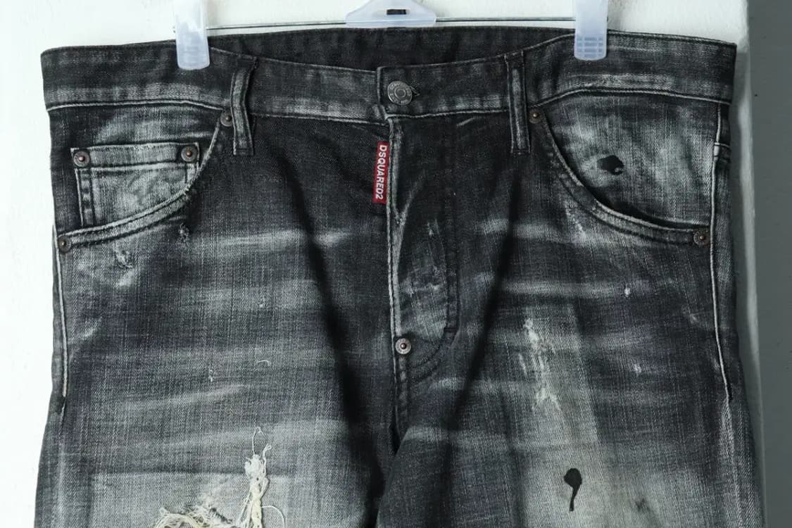 (XL) 디스퀘어드 청바지 데님 아메카지 흑청-218D 상품이미지3