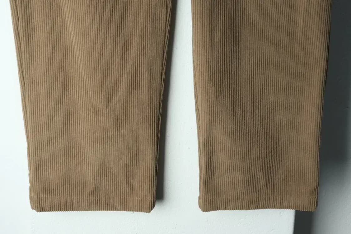 (L-XL) 에디바우어 트레이닝복 바지 브라운 코듀로이 밴딩-21A1 상품이미지4