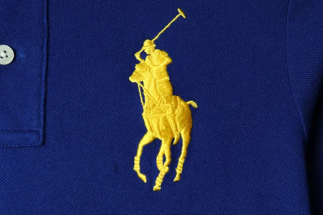 W(S-M) 폴로 랄프로렌 카라 긴팔티셔츠 블루 럭비 빅포니-1563A 상품이미지4