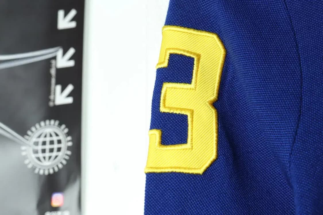 W(S-M) 폴로 랄프로렌 카라 긴팔티셔츠 블루 럭비 빅포니-1563A 상품이미지5