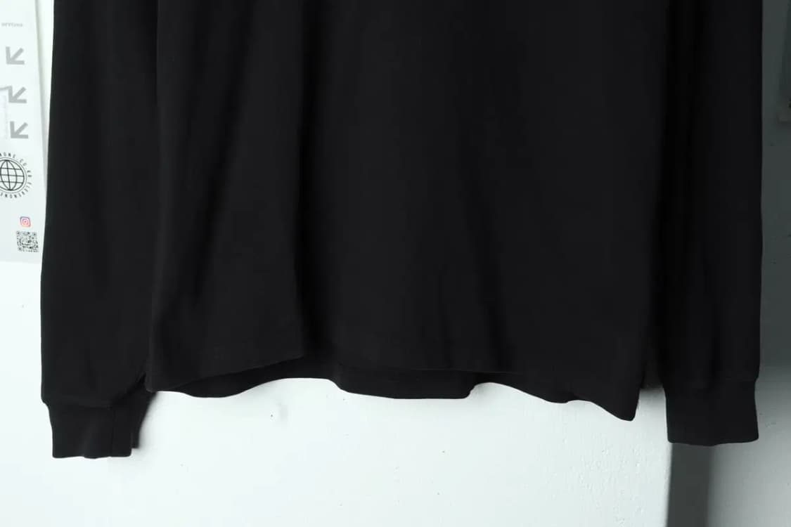 (S) 커버낫 긴팔티셔츠 블랙 로고 올드스쿨-1563C 상품이미지4