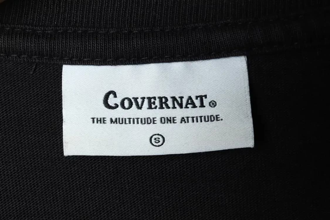 (S) 커버낫 긴팔티셔츠 블랙 로고 올드스쿨-1563C 상품이미지7