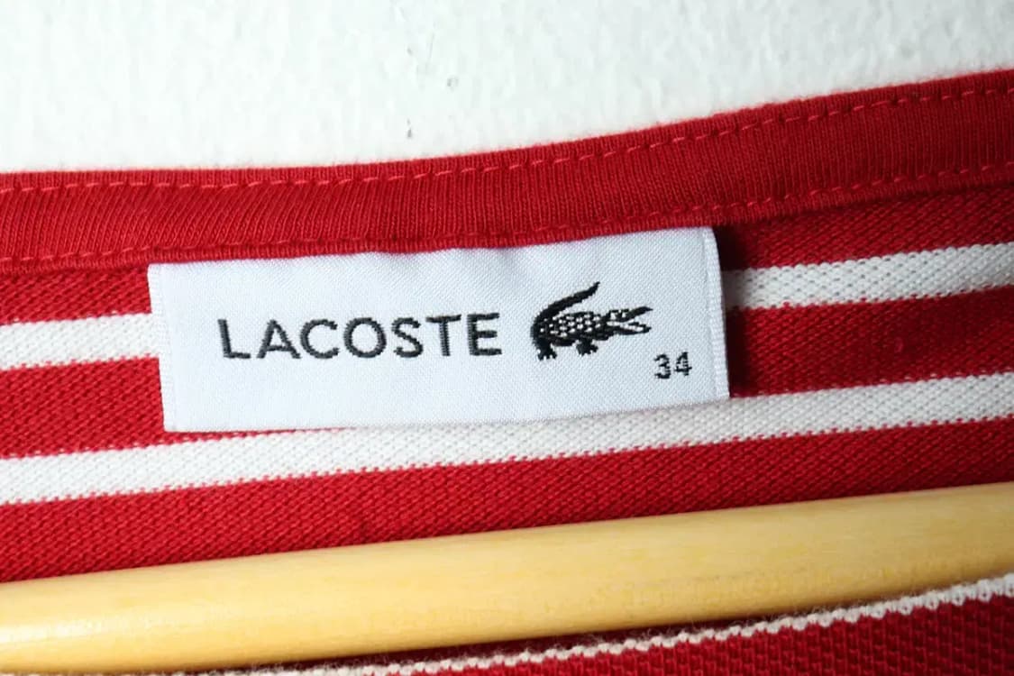 W(M) 라코스테 긴팔티셔츠 스트라이프 버건디-1563D 상품이미지6