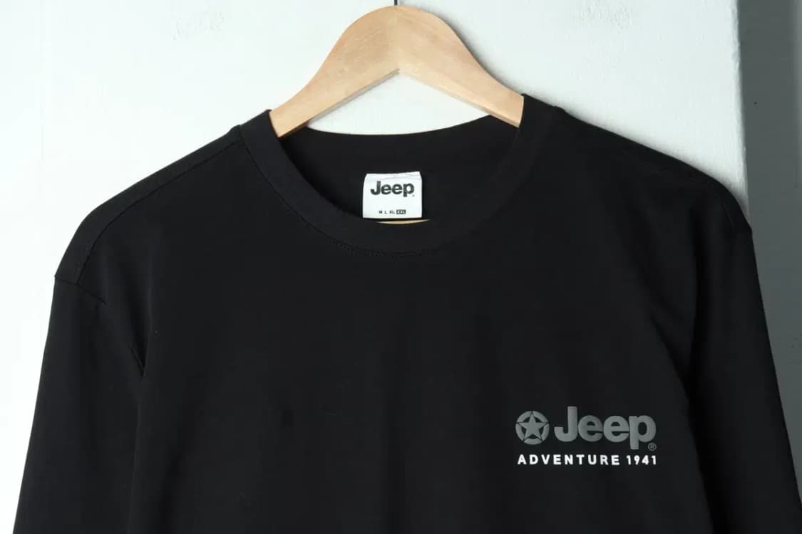 (2XL) 지프 긴팔티셔츠 빅사이즈 블랙 올드스쿨-1563F 상품이미지3